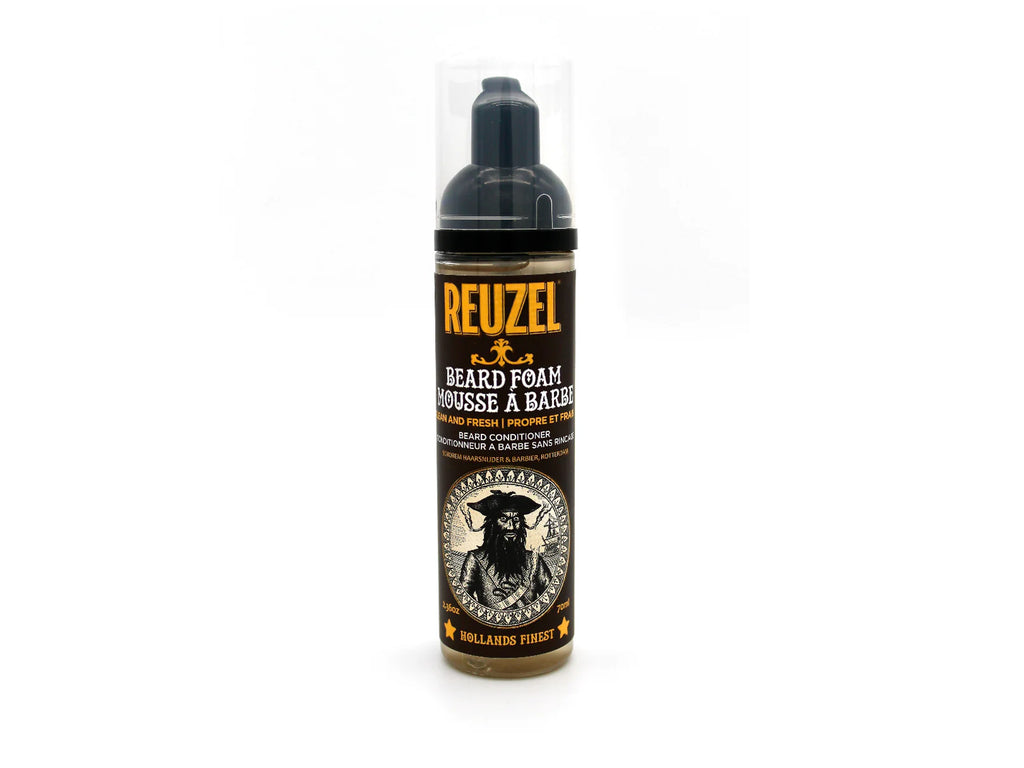 Reuzel Clean & Fresh Beard Foam Leave In Beard Conditioner 70ml, Reuzel, Clean & Fresh Fragrance Beard Foam, Mens Reuzel Beard Leave In Conditioner Reduces Dry & Itchy Kin + Gives Beard Moisture & Thicker Appearance, Hair Products Online, Mens Grooming Products, Reuzel AU NZ, NZ Salon Supplies, NZ Barber Supplies 