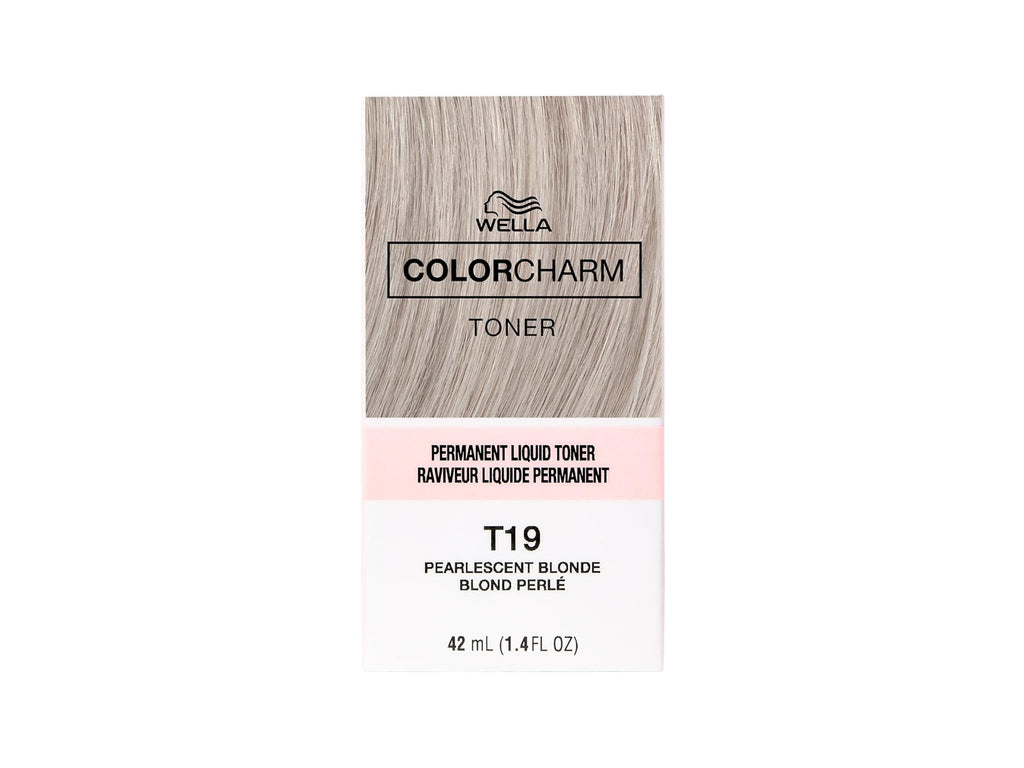 Wella Color Charm T19 Pearlescent Blonde Permanent Toner For Pre-Lightened Hair 42ml, Wella Permanent Toner For Icy Cool + Violet Ultra Light Blonde Hair, Ashy/Violet Toner Multidimensional Toner For Blonde Hair, Wella Color Charm Toners NZ, NZ Professional Hairdressing Supplies, NZ Salon Supplies, Blonde Hair NZ