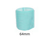 Hair Ware Big Volume Self-Grip Rollers - Large Teal 64mm (2-1/2") - 2 Pack