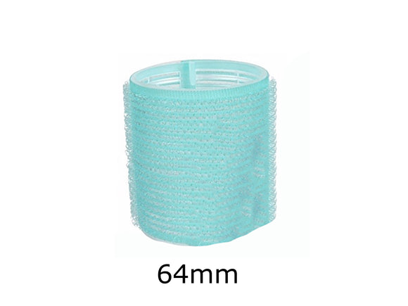 Hair Ware Big Volume Self-Grip Rollers - Large Teal 64mm (2-1/2