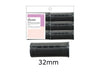 Diane Cold Wave Perm Rods 32mm/1 1/4"- 12 Pack - Long - Jumbo Black Colour, Diane Hairdressing Long Perm Rods Pack, Fromm, Diane By Fromm, Plastic Perm Rods, NZ Hair Salon Sundries, NZ Professional Salon Supplies,