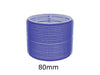 Hair Ware Big Volume Self-Grip Rollers - Large Blue 80mm (3-1/8") - 2 Pack