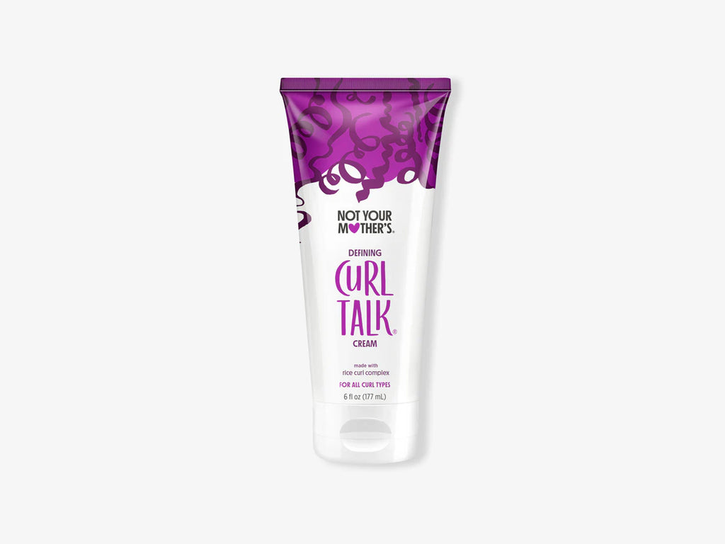 Not Your Mothers Curl Talk Defining Cream 177ml, Not Your Mothers Hair Care, Curly Hair Anti-Frizz Defining Cream To Define Curls & Add Shine, Curly Girl Method Approved Product, Curly & Coily Soft Hold Cream,  Hair Cream For Bouncy Curls And Coils, NZ Hair And Beauty Supplies, Professional Salon Supplies