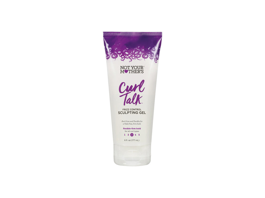 Not Your Mothers Curl Talk Frizz Control Sculpting Gel 177ml, Not Your Mothers Hair Care, Curly Hair Medium Hold Hair Gel, Curly Girl Method Approved Product, Curly & Coily Flexible-Firm Hair Gel, Flexible-Firm Hold For Bouncy Curls And Coils, NZ Hair And Beauty Supplies, Professional Salon Supplies