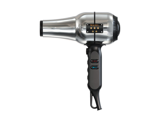 Wahl 5 Star Barber Hair Dryer, Retro Hair Dryer, Chrome Look Dryer, 2200W, Includes Standard And Large Nozzles