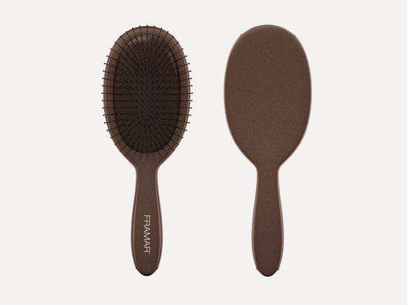 Framar Limited Edition 'Terra' Wheat Fibre Detangle Brush - Earth, Hair Brush, Earthy Toned Hair Brush - Earth Brown Colour, Hair Brush Made From Biodegradable Wheat Fibre, Framar Neutrals, Framar NZ, Salon Supplies NZ, Professional Salon Suppliers NZ, Hair Products Online