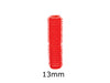 Hair Ware Defined Curl Self-Grip Rollers - Small Red 13mm (1/2") - 8 Pack