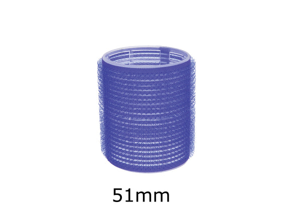 Hair Ware Body and Waves Self-Grip Rollers - Medium Blue 51mm (2