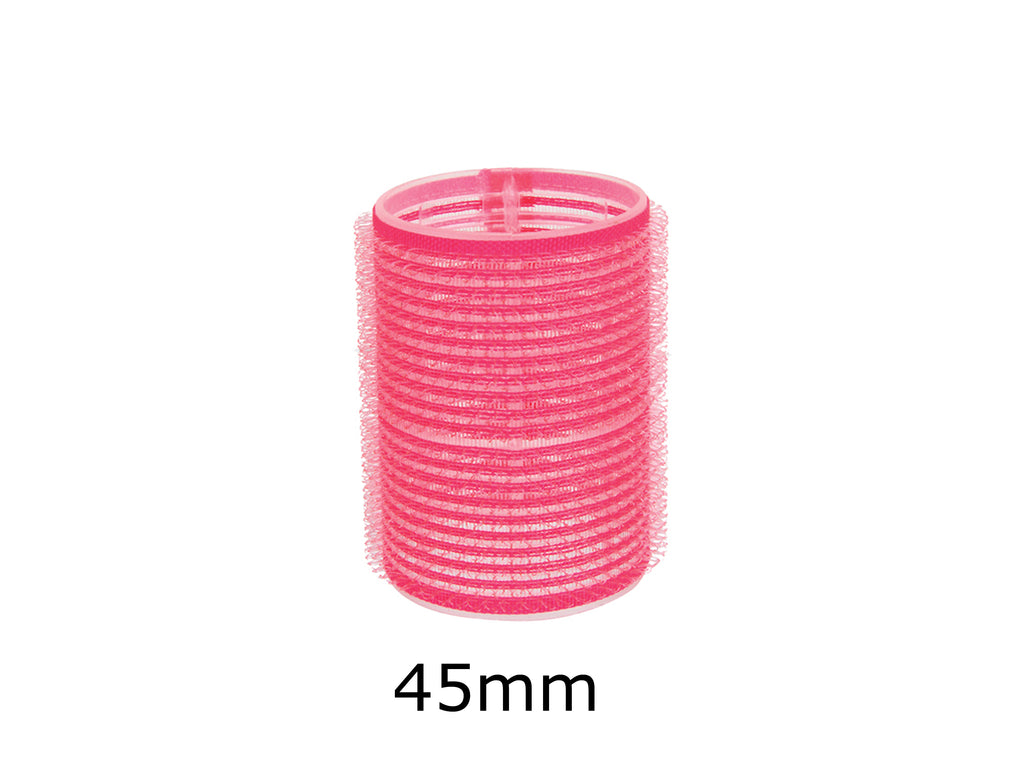 Hair Ware Body and Waves Self-Grip Rollers - Medium Fuchsia 45mm (1-3/4") - 3 Pack