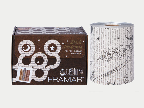 Framar Highlighting Roll Foil Dark Academia, Framar Stockist NZ, Framar Foils, Framar Dark Academia, Framar Limited Edition, Booktok Roll Foil, , Salon Essentials, NZ Salon Supplies