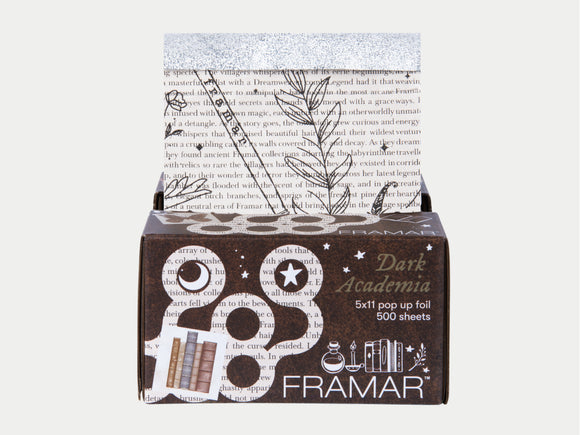 Framar Highlighting Pop Up Foil Dark Academia 500 Sheets, Framar Stockist NZ, Framar Foils, Framar Dark Academia, Framar Limited Edition, Booktok Pop Up Foil, , Salon Essentials, NZ Salon Supplies