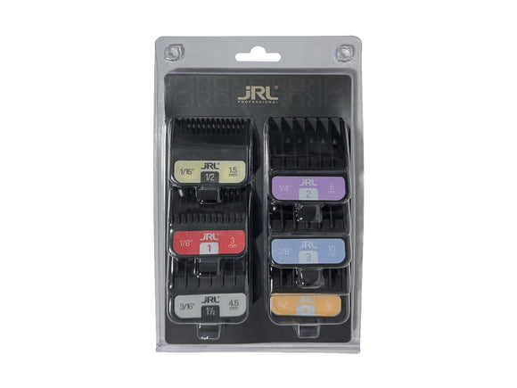 JRL Universal Premium Double Magnetic Clipper Guard Set, Hair Clippers, Clipper Guard Set To Fit Most Professional Clippers From #1/2 to #4, Hair Clipper, JRL Stockist NZ, Professional Double Magnet Clipper Attachments, JRL USA, JRL Australia, NZ Salon And Barber Supplies, NZ Barber And Hairdressing Tools