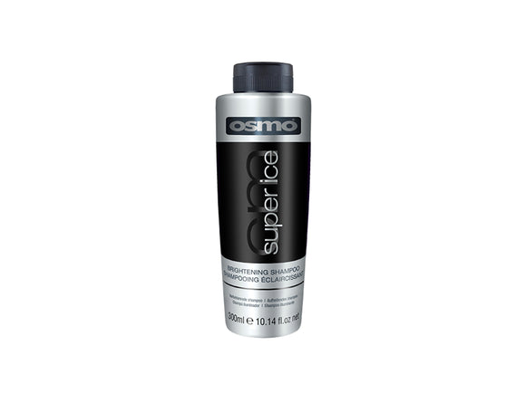 Osmo Super Ice Brightening Shampoo 300ml, Osmo Super Ice Black Shampoo For - Toning Shampoo For Icy Blonde Hair, Black Pigment Shampoo, Black Shampoo Is Best For Very Light Blonde Hair, Icy Blonde Hair Shampoo, Scandinavian Blonde Hair Shampoo, Blonde Hair Maintenance Shampoo, NZ Salon Supplies, Osmo NZ Stockist, Professional Hair Supplies