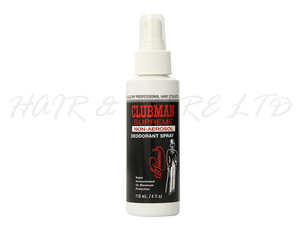 Clubman Supreme Non-Aerosol Deodorant 118ml – Hair and More Ltd