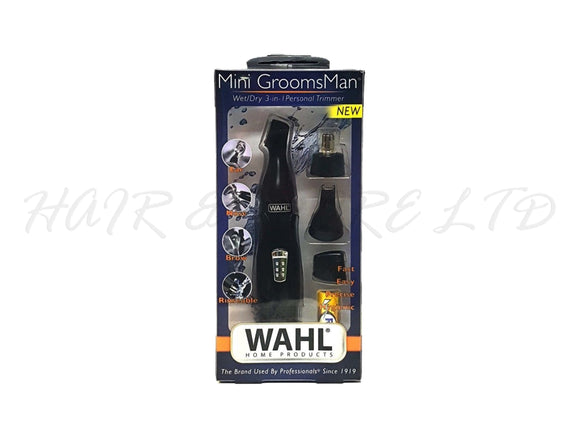 WAHL 3 In 1 Wet/Dry Nose, Ear, Brow Mini Groomsman