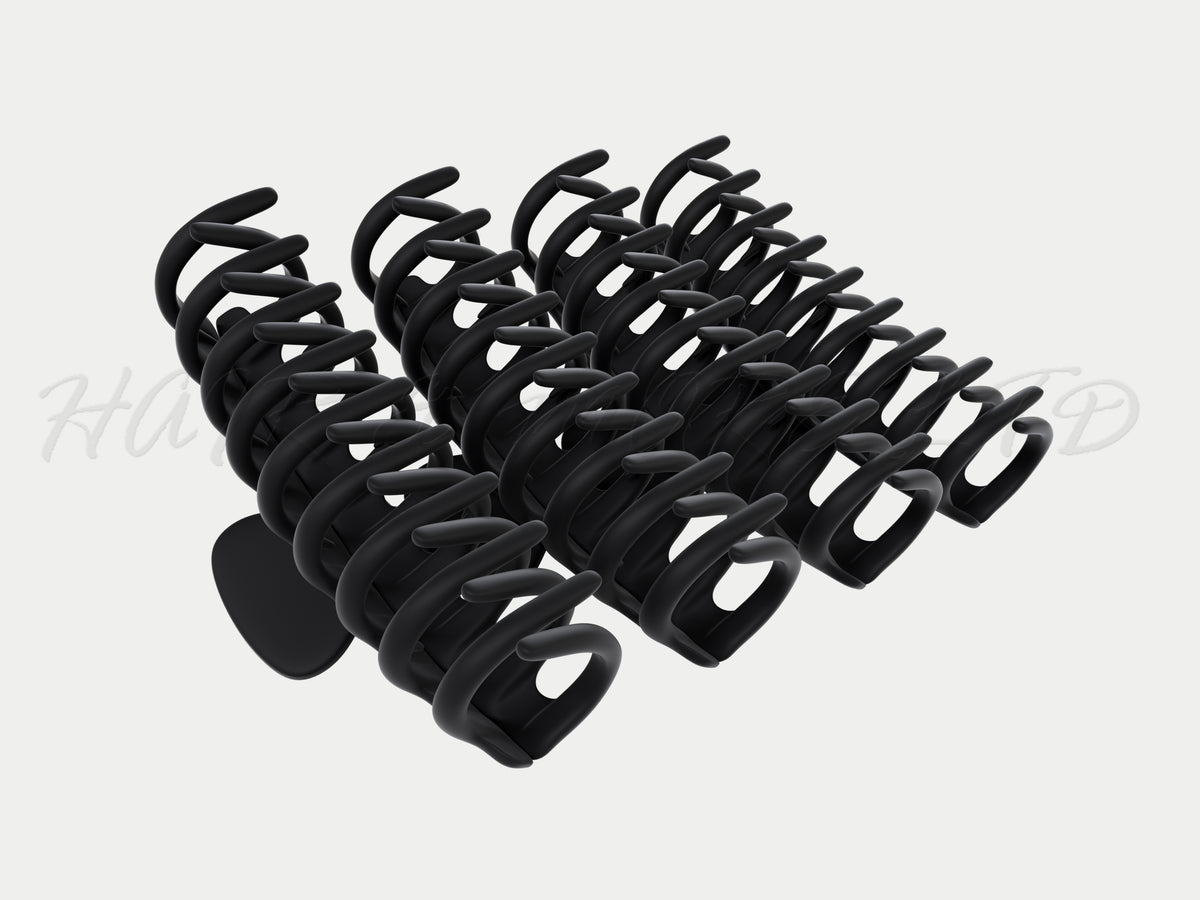 Framar Claw Clips, Black (4pk) – Hair and More