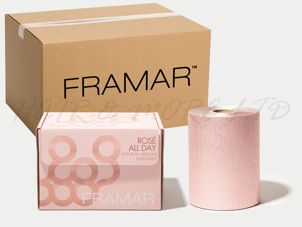 Framar Rose All Day Embossed Roll Foil 97.5m (320ft) (12pc CARTON)